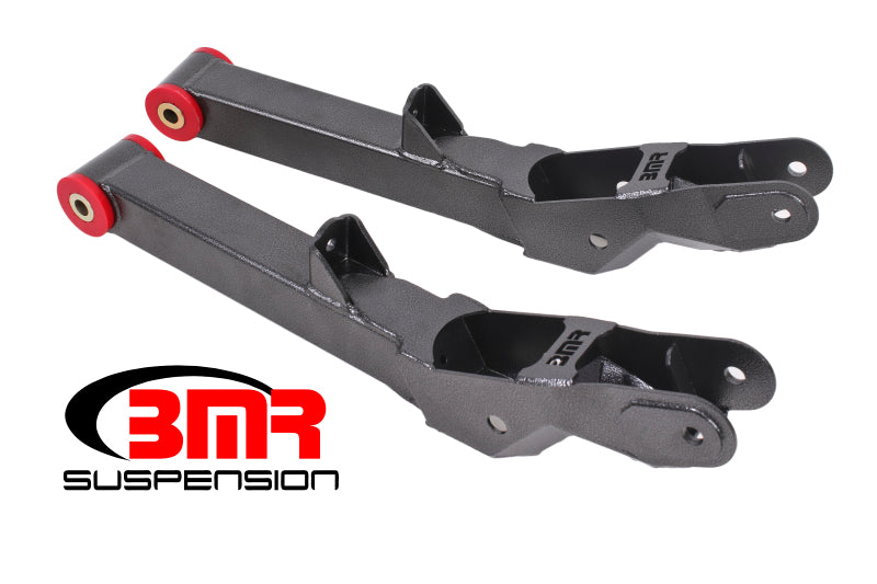 BMR 10-15 5th Gen Camaro Rear Lower Control Arms Non-Adj. (Polyurethane) - Black Hammertone TCA028H TCA028H Photo - Primary