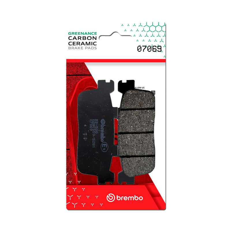 Brembo OE Kymco People/Kymco Xciting/Peugeot Xp Carbon Ceramic Brake Pad - Rear 07069 07069 User 1