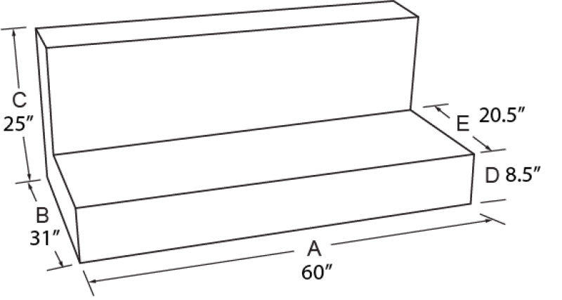 Tradesman Steel L-Shape Liquid Storage Tank (Full Size) - Black 73098 73098 User 1