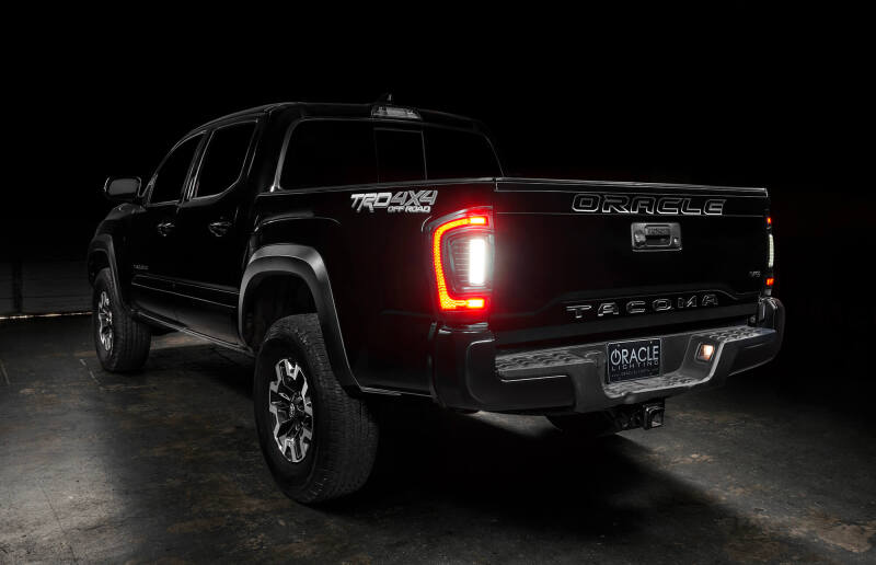 ORACLE Lighting 2016-2023 Gen 3 Toyota Tacoma Flush Style LED Tail Lights 5911-504 5911-504 Photo - lifestyle view