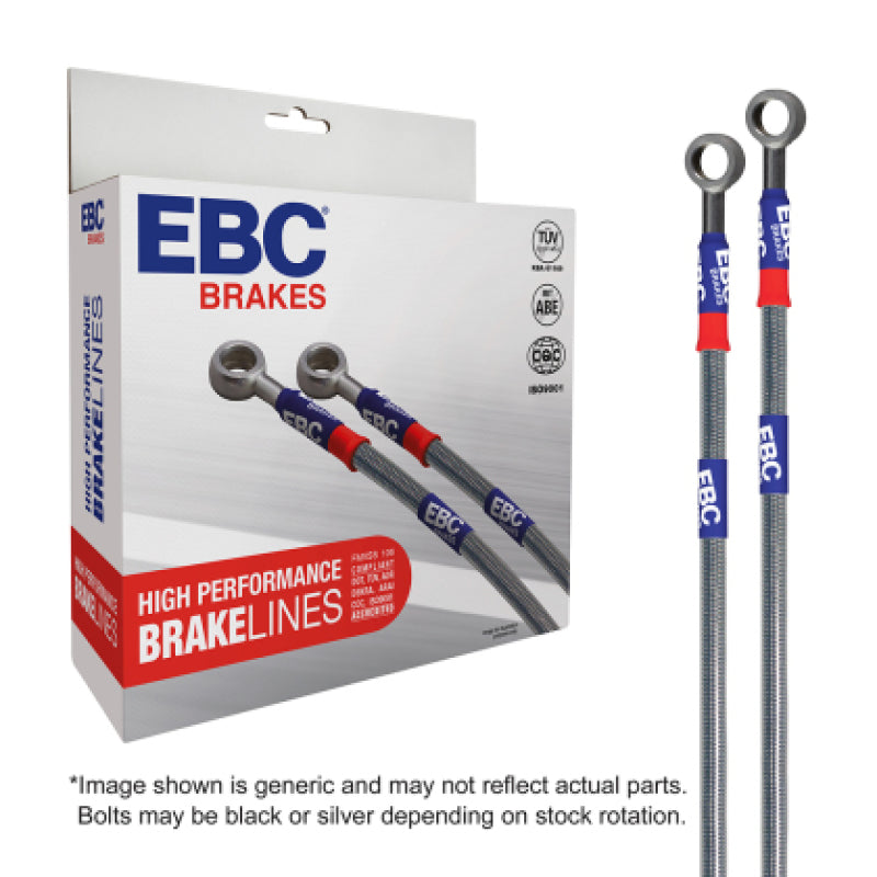 EBC 99-03 Ford Mustang GT (4th Gen) 4.6L Stainless Steel Brake Line Kit BLA7121-2L BLA7121-2L User 1