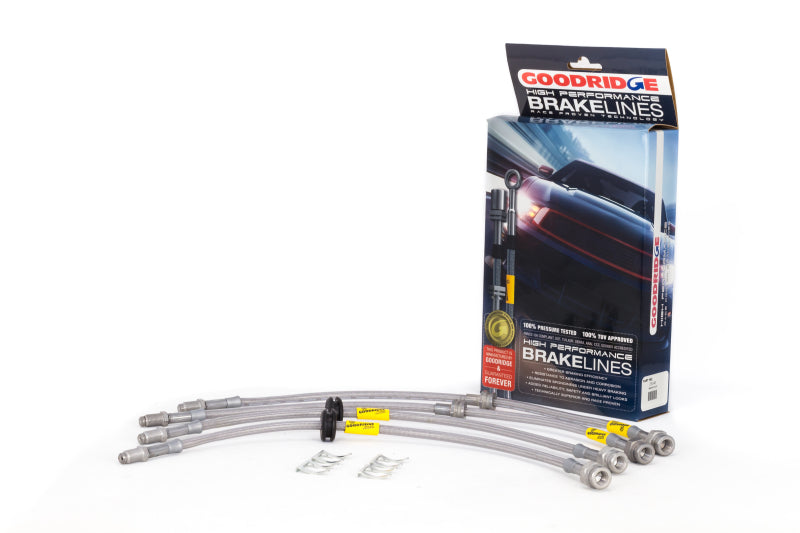 Goodridge Stainless Steel Brake Line SS Braided 04-08 Mazda 3 25048 Photo - Primary