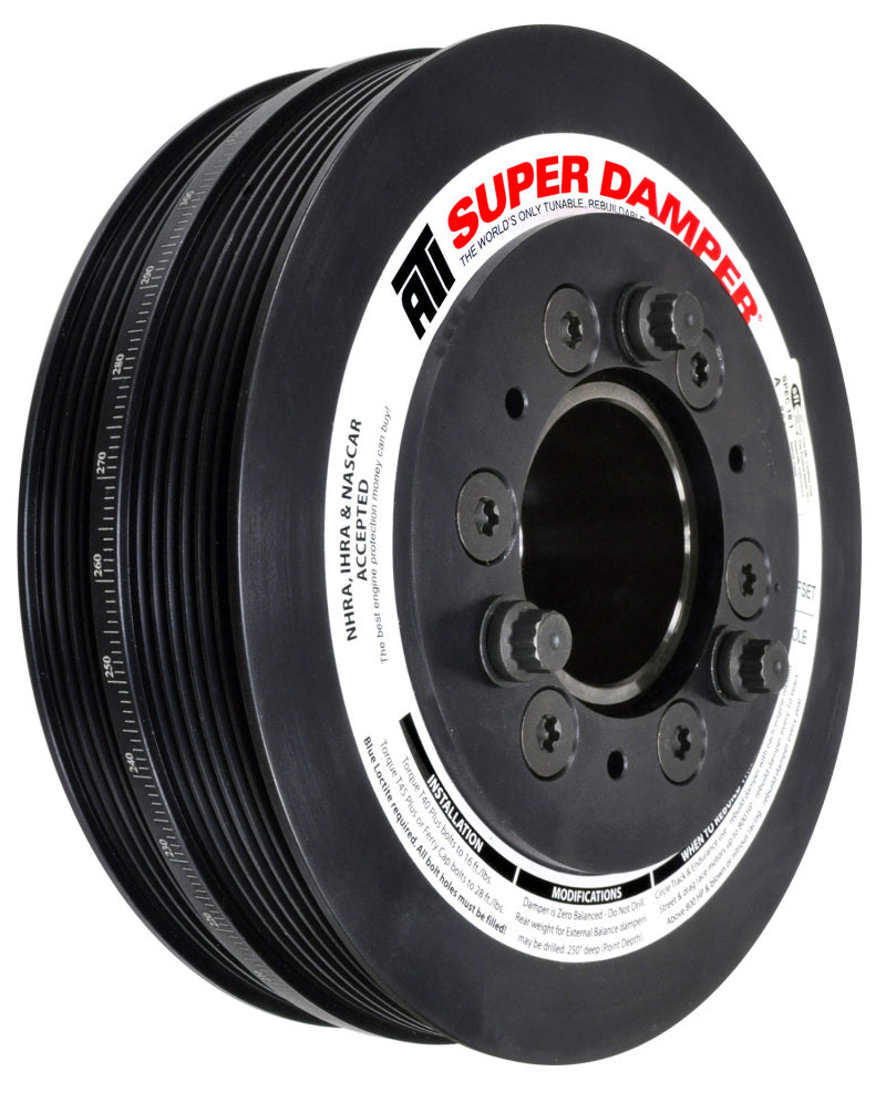 ATI Damper - 7.48in - Alum - 6/4 Grv - 2016+ Chevy Camaro LT1/LT4 Wet Sump - (Excl SC Pulley) ATI918856 ATI918856 User 1