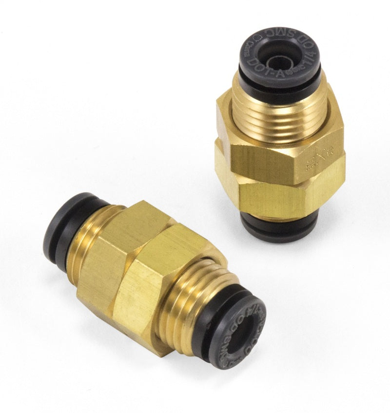 AIRLIFT Bulkhead Union - 1/4" PTC x 1/4" PTC - DOT - SMC # KV2E07-00 22652 Photo - Primary