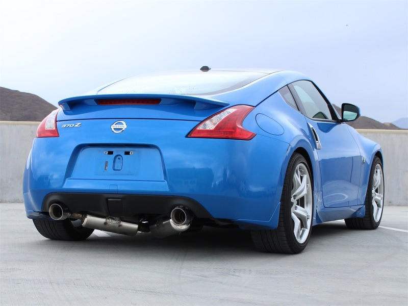 aFe Takeda 2-1/2in 304 Stainless Steel Cat-Back Exhaust System Nissan 370Z 49-36107 Photo - Mounted