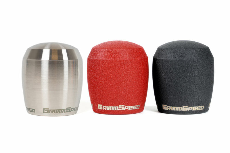 GrimmSpeed Stubby Shift Knob Stainless Steel (Raw) - M12x1.25 038011 038011 User 1