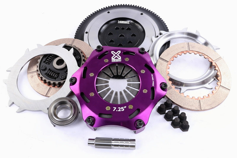 XCLUTCH 91-96 Dodge Stealth ES 3.0L 7.25in Twin Sprung Ceramic Clutch Kit XKMI18524-2B XKMI18524-2B Photo - Primary
