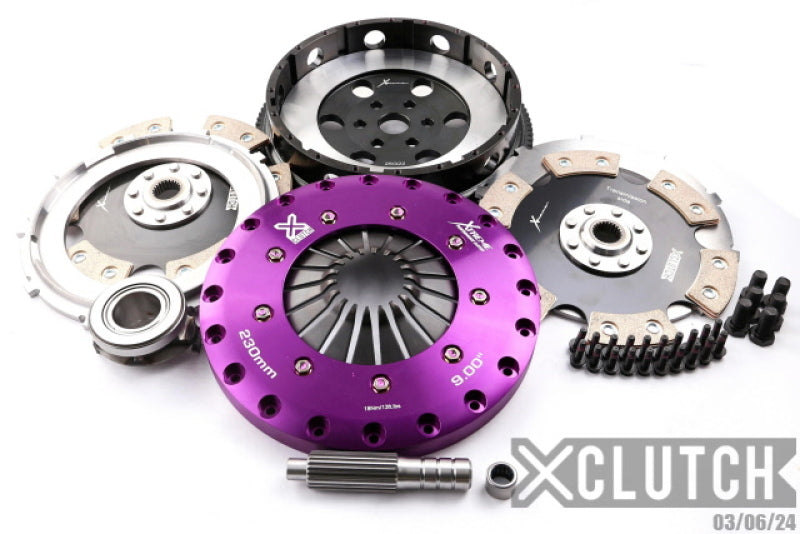 XCLUTCH 06-07 Mazda Mazdaspeed 3 2.3L Turbo 9in Twin Solid Ceramic Clutch Kit XKMZ23530-2E XKMZ23530-2E Photo - Primary