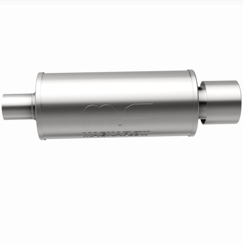 MagnaFlow 6" Round Center/Center Performance Muffler With Tip 14817 360 Degree Image Set