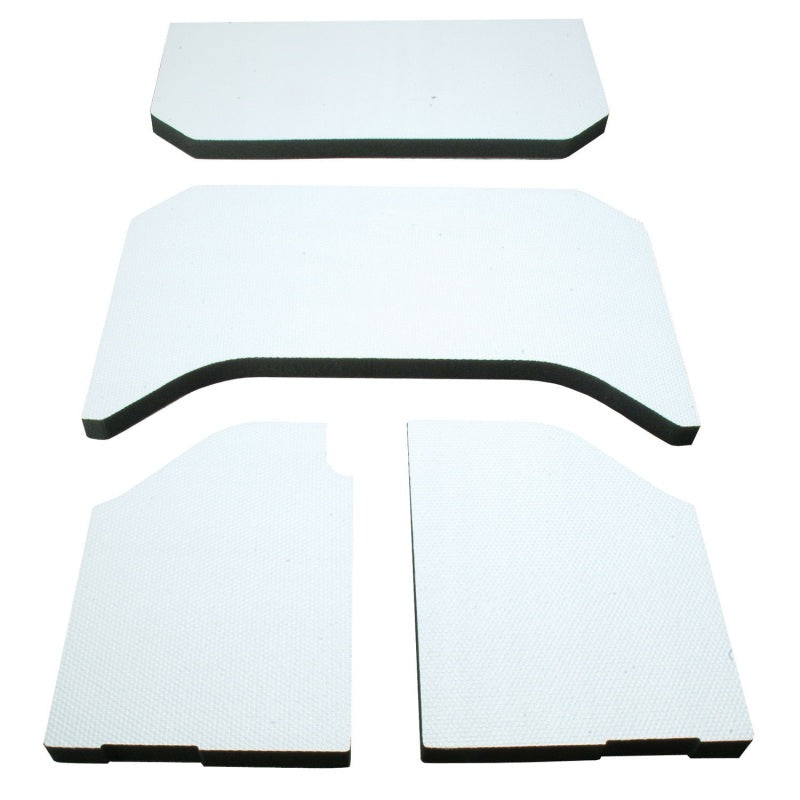 DEI 11-18 Jeep Wrangler JK 4-Door Boom Mat Headliner - 4 Piece - White 50141 50141 Photo - Primary