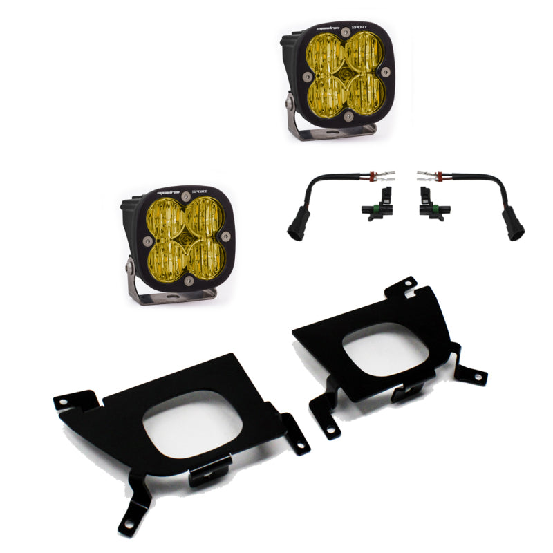 Baja Designs Chevy Squadron Sport Fog Pocket Light Kit - Chevy 2019-22 Silverado 1500 / 2020-22 2500HD/3500HD 447518 User 1