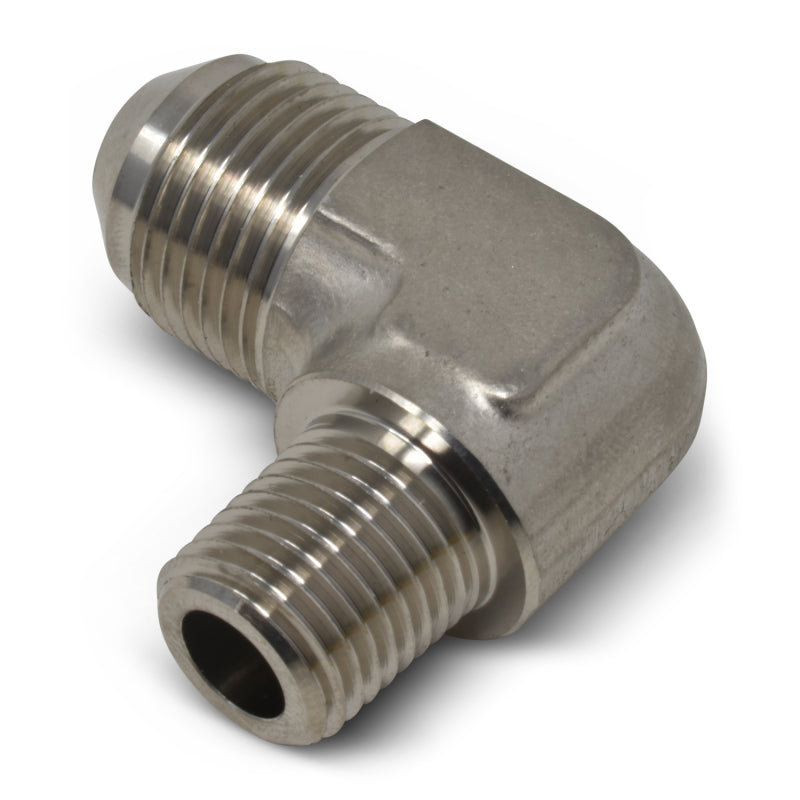Russell -6 AN 90° Flare to Pipe Adapter (Endura Finish) 660821 Photo - out of package