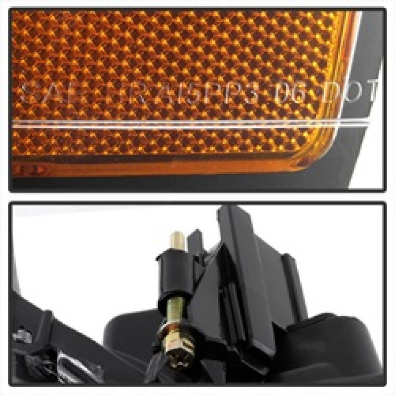 SPYDER Xtune Dodge Ram 1500 02-05 Amber Crystal Headlights Black HD-JH-DR02-AM-BK 5014313 5014313 Photo - Unmounted
