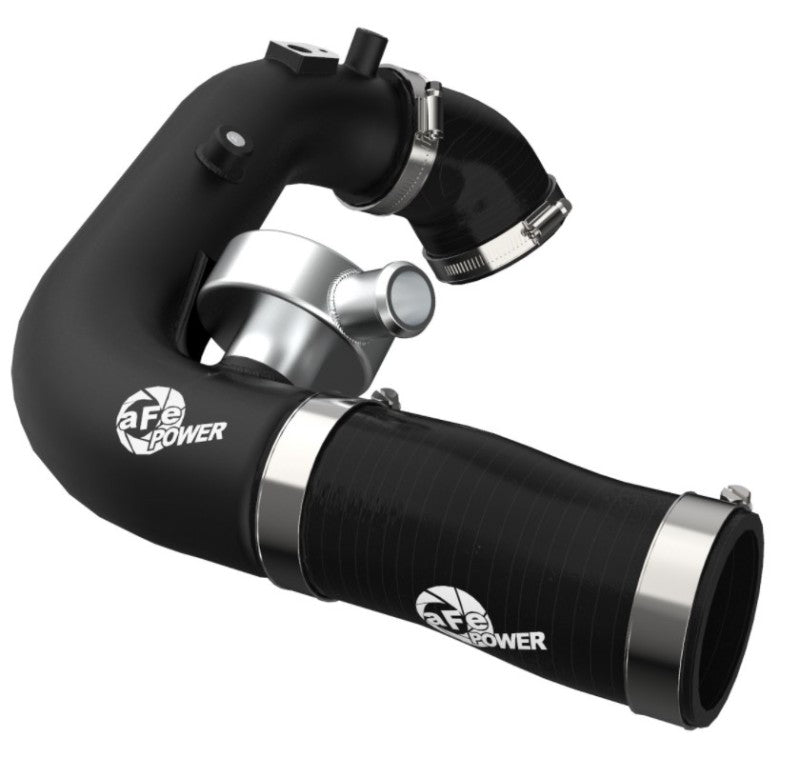 aFe BladeRunner 2 1/2in Intercooler Hot Side Charge Pipe 18-21 Jeep Wrangler JL L4-2.0L (t) - Black 46-20468-B 46-20468-B User 1