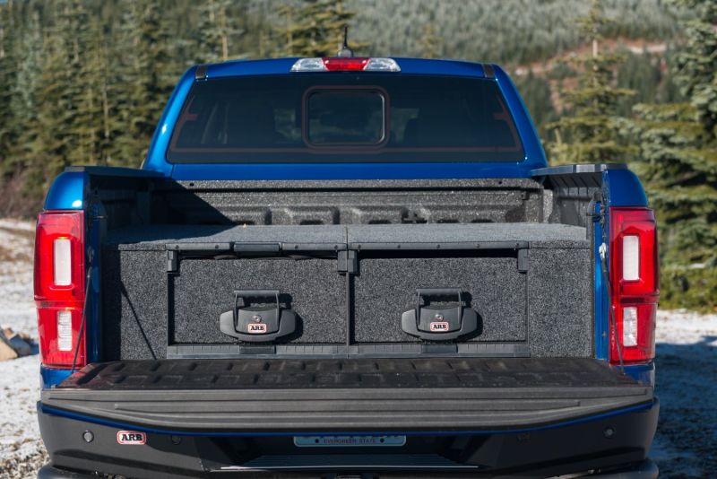 ARB Drawer Fitting Kit 19-20 Ford Ranger SuperCrew (Incl Side & Extension Floor Kit) MA19FKEK MA19FKEK Photo - Mounted