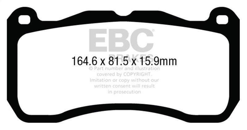EBC 13-14 Ford Mustang GT500 Bluestuff Front Brake Pads DP53013NDX DP53013NDX Photo - Primary