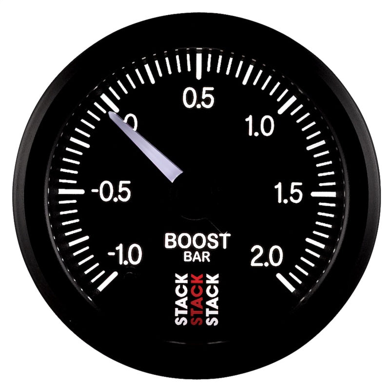 Autometer Stack 52mm -1 to +2 Bar (Incl T-Fitting) Pro Stepper Motor Boost Pressure Gauge - Black ST3311 ST3311 User 4