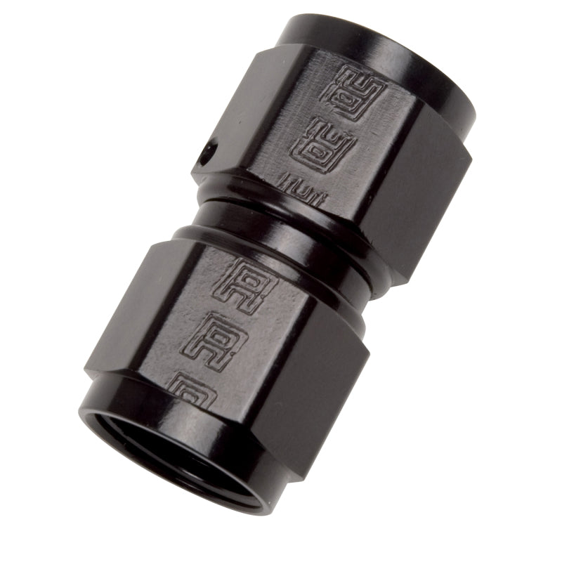 Russell -8 AN Straight Swivel Coupler (Black Finish) 640013 Photo - Primary