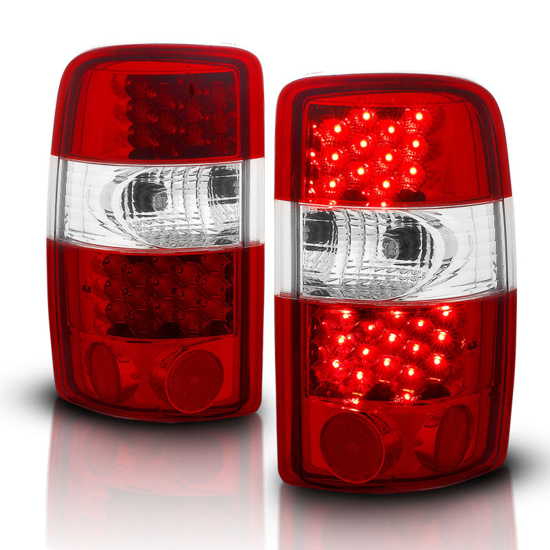 Anzo 2000-2006 Chevrolet Suburban LED Taillights Red/Clear 311001 Photo - Primary