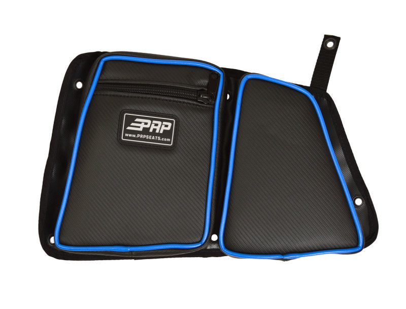 PRP Seats PRP Polaris RZR Rear Door Bag with Knee Pad for Polaris RZR (Driver Side)- Blue E40-V E40-V Photo - Primary