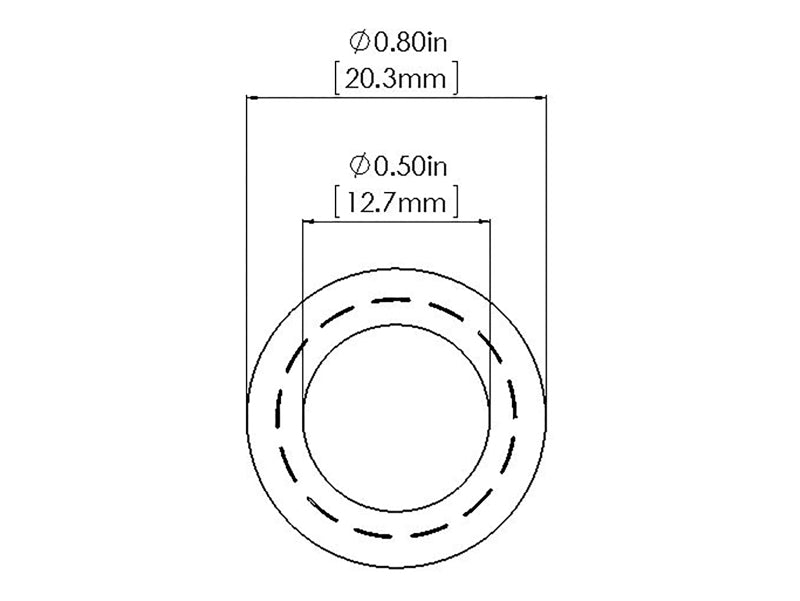 aFe Magnum FORCE Cold Air Intake System Spare Parts Kit (1/2in ID x 36in L) 59-02006 59-02006 Photo - Unmounted