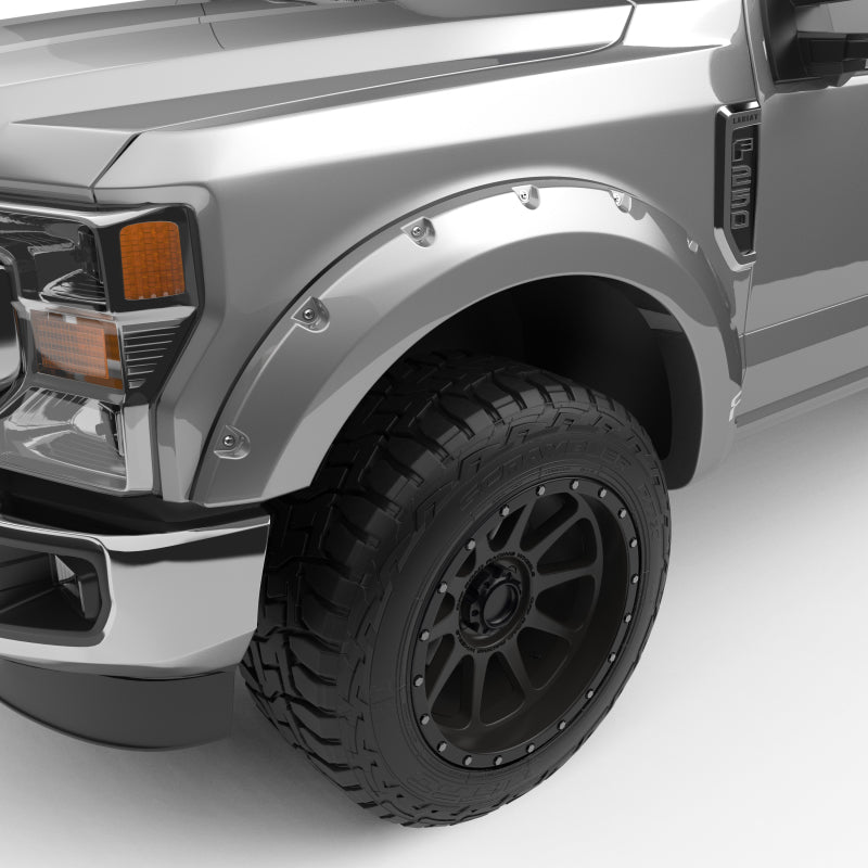 EGR 2017 Ford Super Duty Bolt-On Look Color Match Fender Flares - Set - Ingot Silver 793914-UX 793914-UX User 1