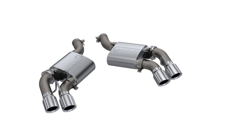 QTP 16-18 Chevrolet Camaro SS 6.2L 304SS Screamer Axle Back Exhaust w/4in Quad Tips 400117 400117 Photo - Primary