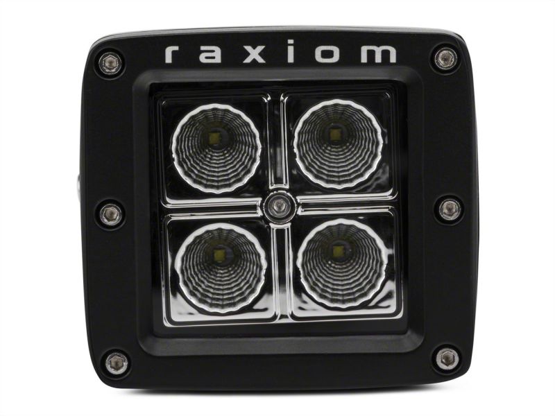 Raxiom 3-In Square 4-LED Off Road Light Flood Beam Universal (Some Adaptation May Be Required) J106731 J106731 Photo - Close Up