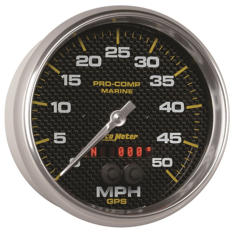 AutoMeter Speedometer Gauge 5 inch 50MPH GPS Marine Carbon Fiber 200644-40 200644-40 User 3