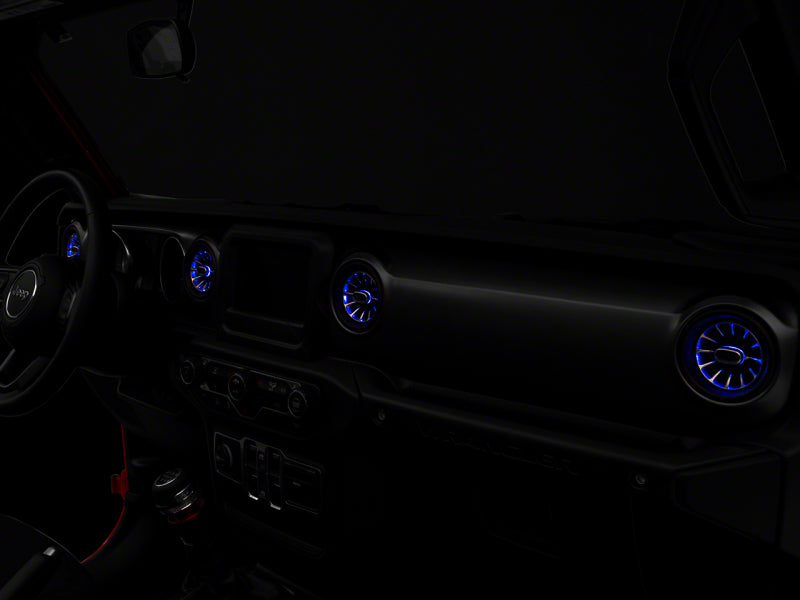 Raxiom 18-23 Jeep Wrangler JL LED Ambient Vent Lighting Kit J139323-JL J139323-JL Photo - Primary