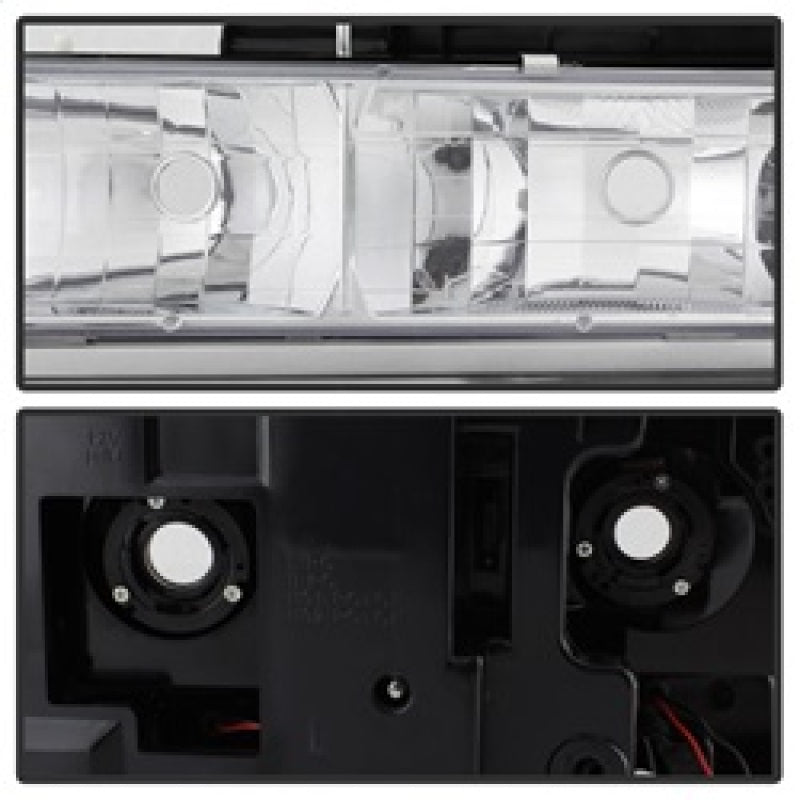 SPYDER Xtune 92-94 Blazer Full Size Corner/LED Bumper Headlights Chrome HD-JH-CCK88-LED-AM-C-SET 5069559 5069559 Photo - Unmounted