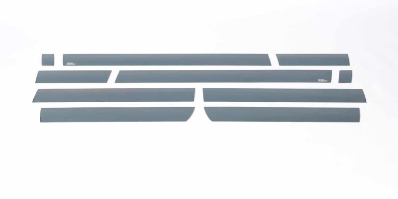 Putco 15-19 Chevy Silverado HD - Double Cab - 8ft Long Box 10pcs Black Platinum Rocker Panels 9751224BP 9751224BP Photo - Primary