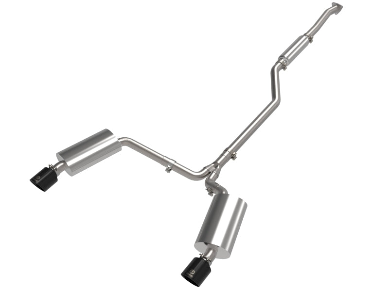 aFe 09-14 Acura TSX L4 2.4L Takeda 2-1/2in To 2-1/4in 304 SS Cat-Back Exhaust System w/ Black Tip 49-36629-B 49-36629-B Photo - Primary