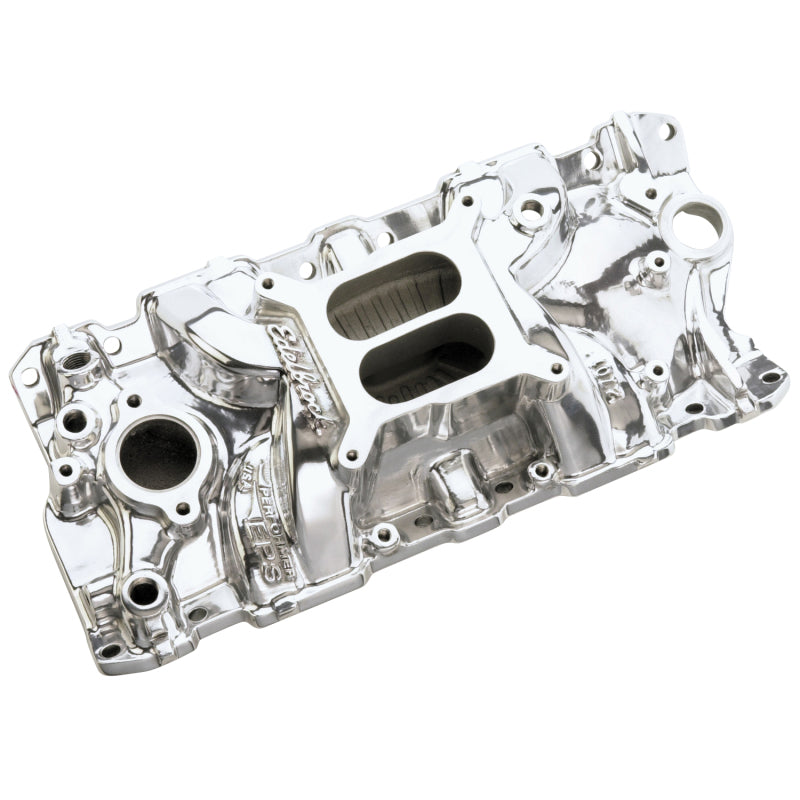 Edelbrock Sbc Performer Eps Polished Manifold 27011 Photo - out of package