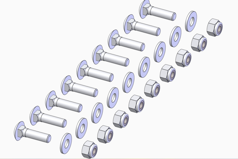 KFI Plow Flap Hardware Kit HK-102 HK-102 User 1
