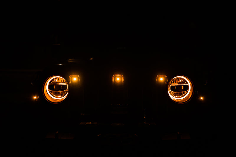 DV8 Offroad 2018+ Jeep JL Grill Amber Marker Lights GRJL-02 GRJL-02 User 7