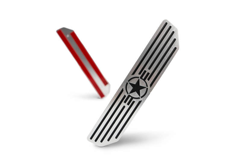 DV8 Offroad 2018-2019 Jeep Gladiator JL Rear Sill Plates D-JL-180014-STR4 D-JL-180014-STR4 Photo - Unmounted