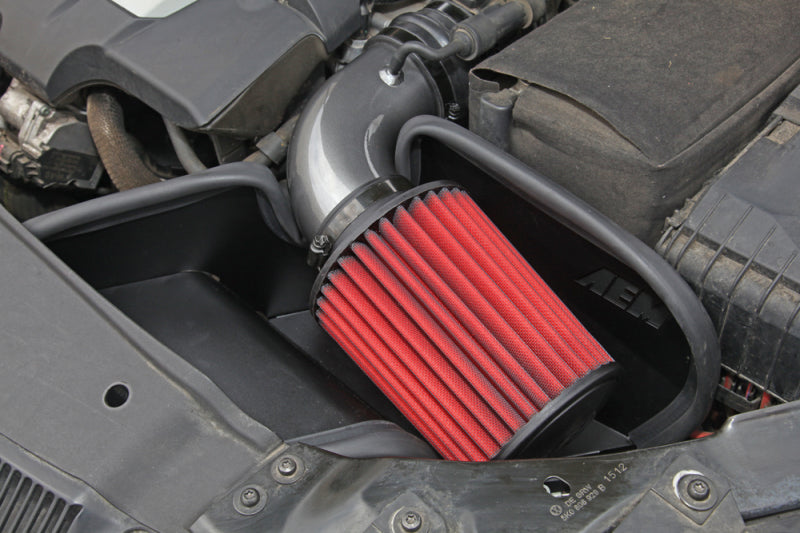 AEM Induction AEM 11-14 Volkswagen Jetta 2.0L L4 - Cold Air Intake System - Gunmetal Gray 21-763C 21-763C Photo - Mounted