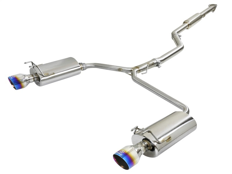 aFe Takeda 2.5-1.75in 304 SS Cat-Back Exhaust System 13-17 Honda 49-36605-L Photo - Primary