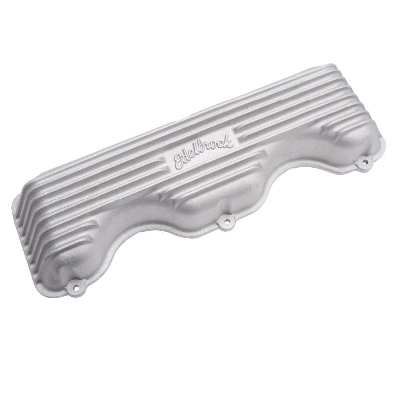 Edelbrock Valve Cover, Classic Series, Chevrolet, W 348/409 CID V8, Satin 41409 Photo - out of package