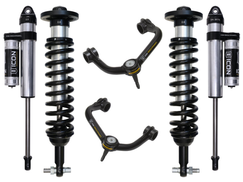 ICON 2015+ Ford F-150 2WD 0-3in Stage 3 Suspension System w/Tubular Uca K93093T K93093T Photo - Primary