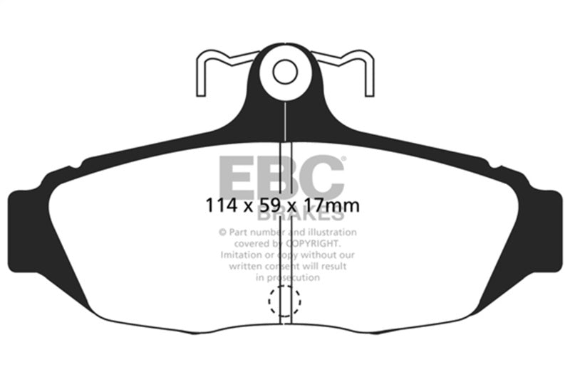 EBC Disc Brake Pad Set DP41172R Photo - Primary