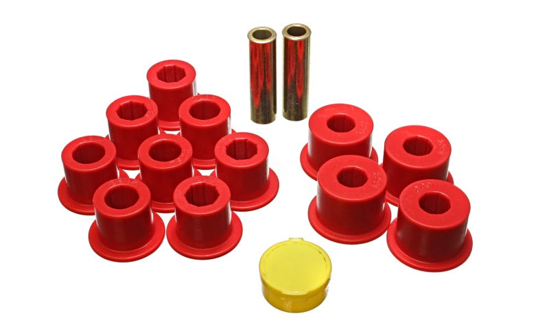 Energy Suspension Leaf Spring Bushing Set Red Nissan D21 Base 1986-1994 7.2103R Photo - Primary