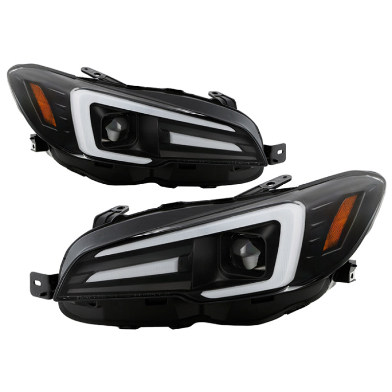 Spyder Subaru Impreza WRX 15-20 Halogen High-Power LED Headlights- Black PRO-YD-SWRX15HALAP-SBSEQ-BK 5088093 5088093 User 1
