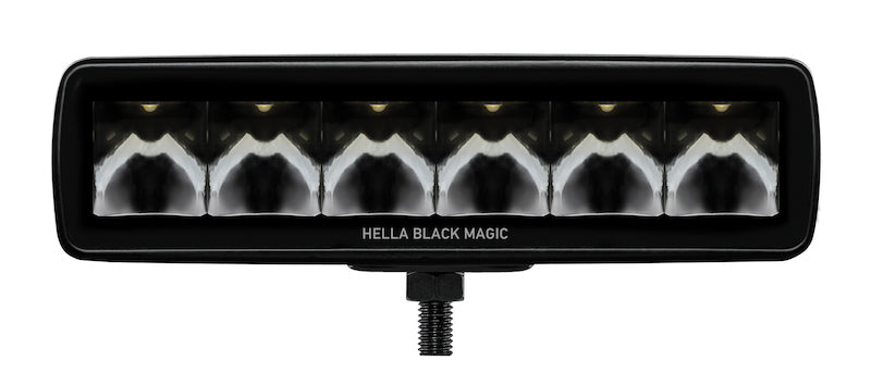 Hella Universal Black Magic 6 L.E.D. Mini Light Bar - Spot Beam 358176211 358176211 Photo - out of package