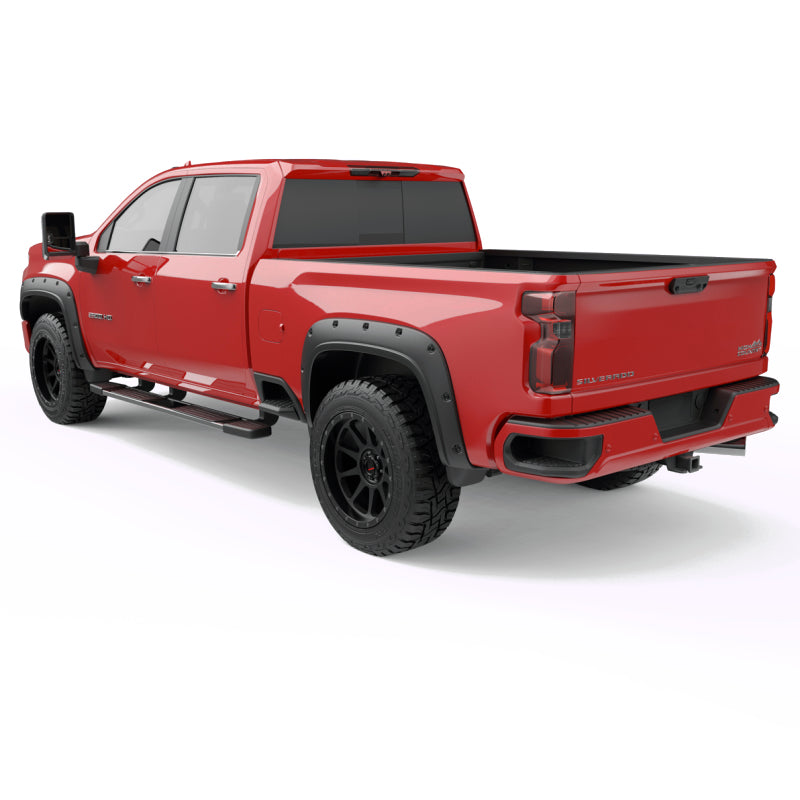 EGR 20-23 Chevrolet Silverado 2500Hd Traditional BoltOn Look Fender Flares w/Black-Out Bolt Kit Set 791885 791885 Photo - Mounted