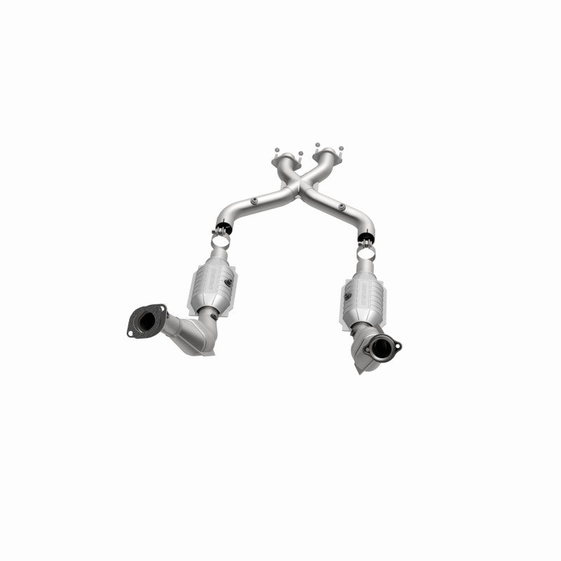 MagnaFlow Ford Mustang HM Grade Federal / EPA Compliant Direct-Fit Catalytic Converter 93671 360 Degree Image Set