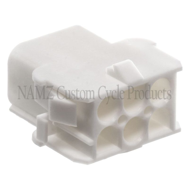 NAMZ AMP Mate-N-Lock 6-Position Male Wire Cap Connector w/Wire Seal NA-350781-1 NA-350781-1 Photo - Primary