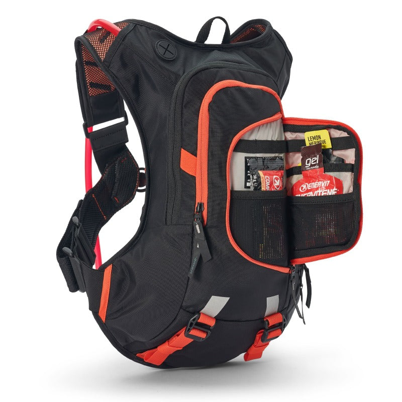 USWE Moto Hydro Hydration Pack 8L - Black/Factory Orange 2083438 2083438 Photo - Primary