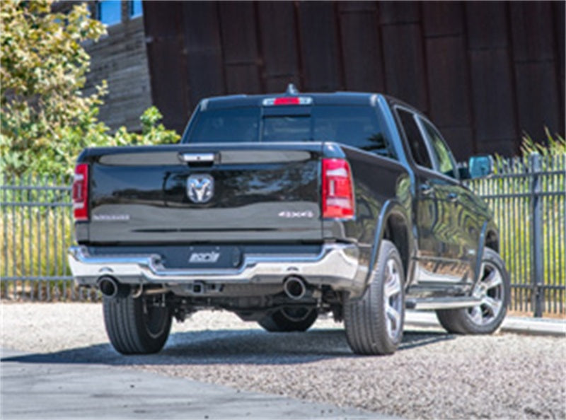 Borla 2019 RAM 1500 5.7L V8 AT 4DR Crew Cab Short Bed S-Type SS Catback Exhaust - Black Chrome Tip 140752BC 140752BC Photo - lifestyle view